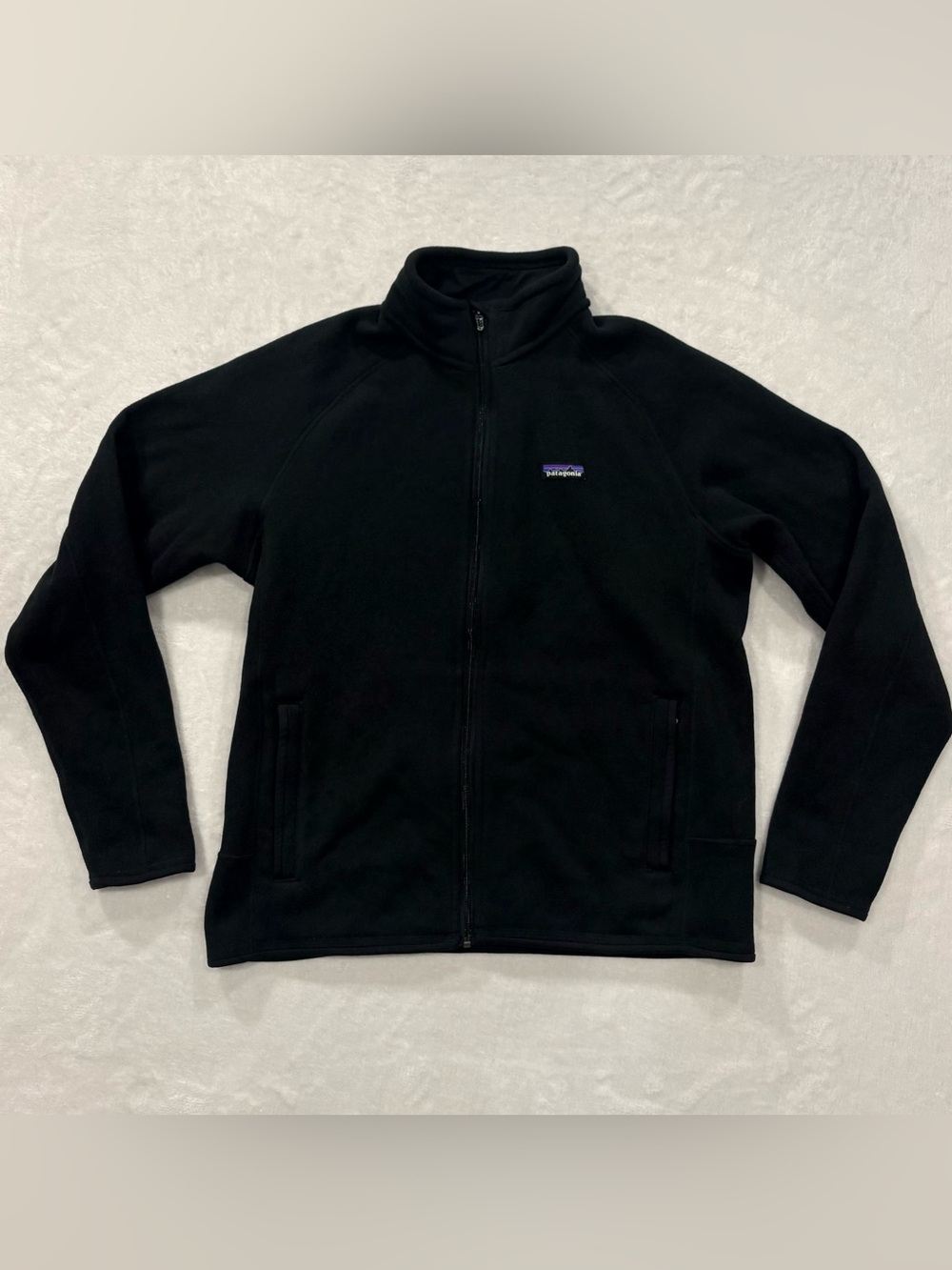 Patagonia "Better Sweater" Black Full Zip Fleece Lined Jacket Men’s Size L
